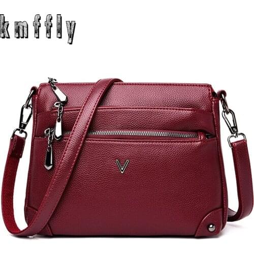 New Woman Crossbody Bags High Quality Leather Handbags Luxury Bag Designer Famous Brand Shoulder Messenger Bags For Women 2020