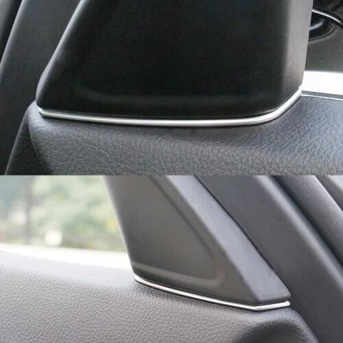 Fit For BMW 5 Series 525 520 F10 2014-2016 Front Door Audio Speaker Strip Stereo Decal Cover Trim Styling Mouldings Sticker