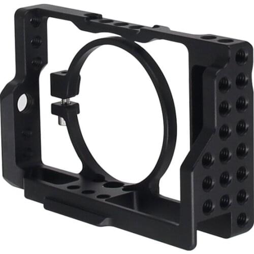 Pro DSLR Camera Cage for Sony RX100 VI RX100 M6 with Arri Locating Hole 4/1 8/3 Threads Hole