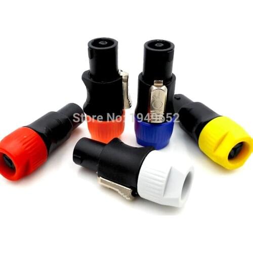 Speakon Connectors nl4fc type 4 Pole cable Plug Male Caron Speaker Audio connector