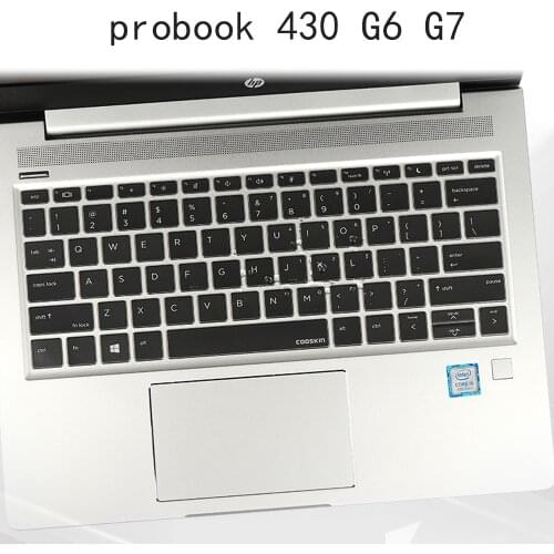 Laptop Keyboard Silicon Skin Cover HP probook 430 G6 G7 13.3 inch 2019 clear soft film anti-dust waterproof Transparent TPU