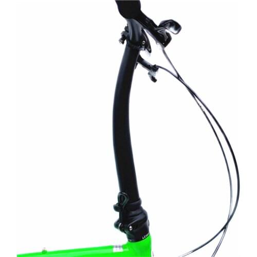 Extension Head Tube 37CM Integrated Elbow Forward Gooseneck Head Tube Folding Bike Quick ReleaseTilt Bicycle Parts