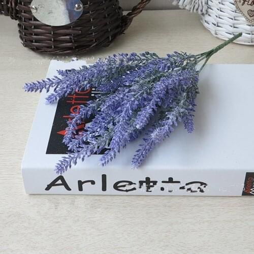 Romantic Provence Decoration Lavender Flower Silk Artificial Flowers Grain Decorative Simulation of Aquatic Plants