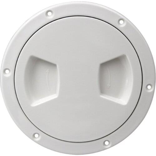 Screw Out Inspection Deck Plate Hatch Marine Boat Yacht Detachable Cover Abs-5 Inch