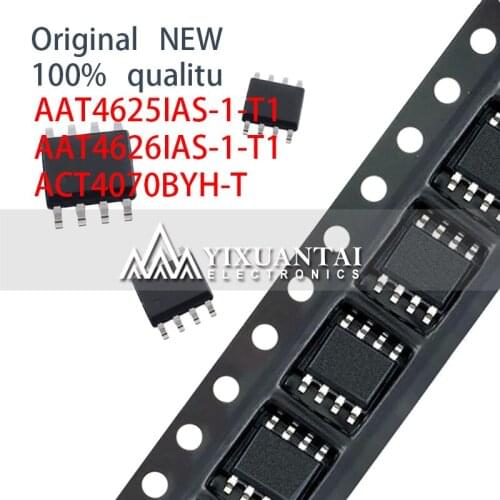 10pcs 100% NEW SOP8 SMD AAT4625IAS-1-T1 AAT4626IAS-1-T1 ACT4070BYH-T AAT4625 AAT4626 ACT4070 4625 4626 4070 SOIC-8