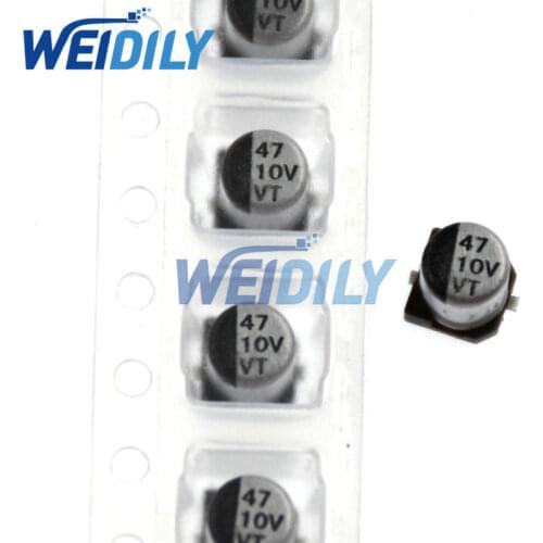 20PCS/LOT 47UF 10V 5mm*5.4mm SMD Electrolytic Capacitor 10v 47uf