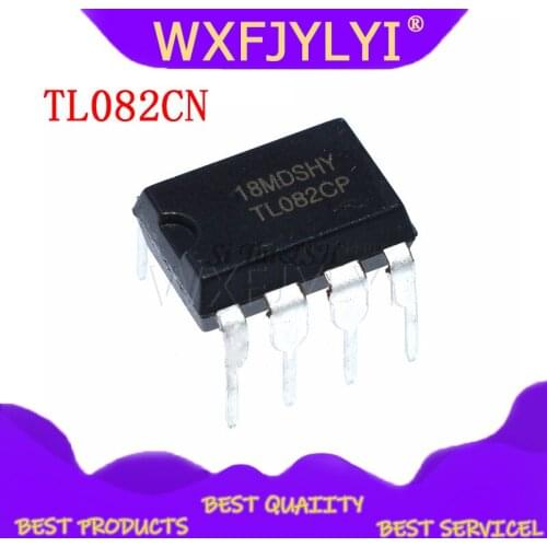 10pcs/lot TL082 TL082CN TL082CP TL082C TL082 = NJM082D JRC082D 082D NJM082BD 082BD DIP-8