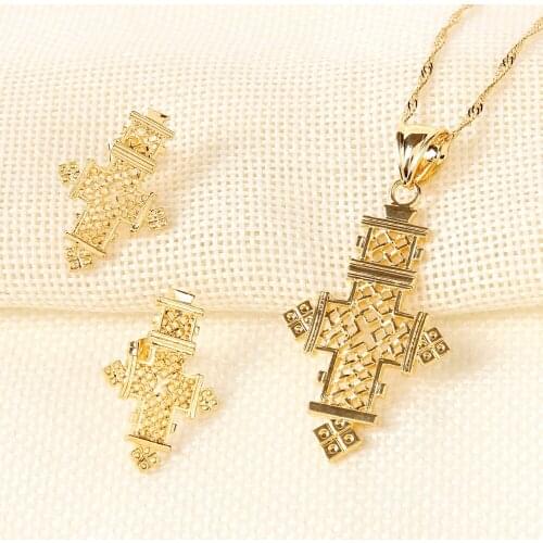 Bangrui Best Quality Yellow Color African Jewelry For Ethiopian Best Women Gifts