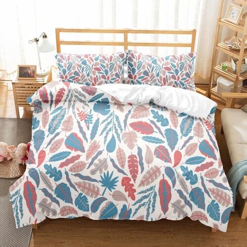 Bohemia Feather Bedding Set Cartoon Comforter 3D Print Luxury Duvet Cover Set Home Textile Queen King Single Size Colorful Gift
