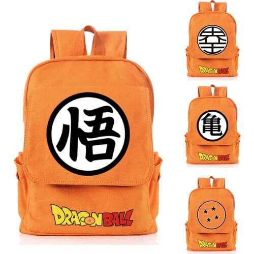 Dragon Ball Backpack Super Saiyan Goku Vegeta School Bags Cartoon Anime Cute Student Backpack Teenagers Boys Birthday Gifts