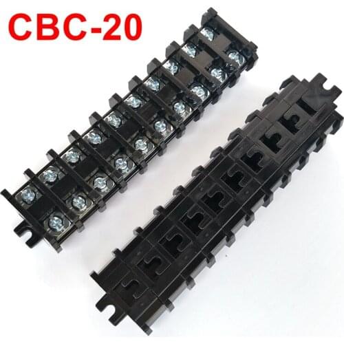 Cassette Assembly Terminal Block CBC-20 Terminal Connector 600V 20A 10 Position