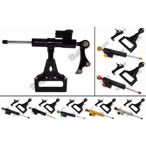 Waase For Kawasaki Z750 Z1000 2003 2004 2005 2006 2007 2008 2009 CNC Aluminium Steering Stabilizer Damper Mounting Bracket Kit