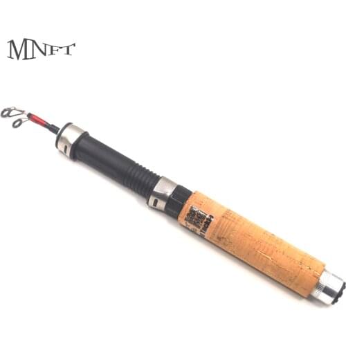MNFT Winter Fishing Rods Mini Portable 60cm Ice Fishing Rod Winter Fishing Tackle Tool