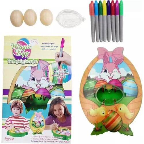 DIY Egg Decorating Coloring Kit Painted Egg Spinner Machine with Accessories Craft Educational Toy for Children Gift