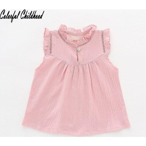 Baby Girls new Dress 2018 Spring summer Sleeveless Princess Dress toddler Kids Clothes Children lace blouse For 3-12T outfit