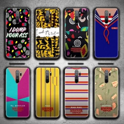 Stranger things season 4 Phone Case for Redmi 9A 8A 7 6 6A Note 9 8 8T Pro Max Redmi 9 K20 K30 Pro