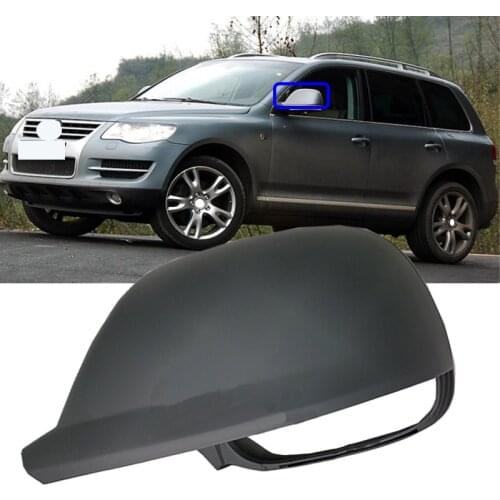 Roavia For Volkswagen Touareg 2008 2009 2010 Side Rear View Mirror Cover Rearview Mirror Lid Housing Mirror Garnish Cap Shell