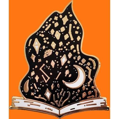 Magic Books Enamel Pins Funny Metal Cartoon Brooch Backpack Hat Bag Collar Lapel Badges Men Women Fashion Jewelry Gifts