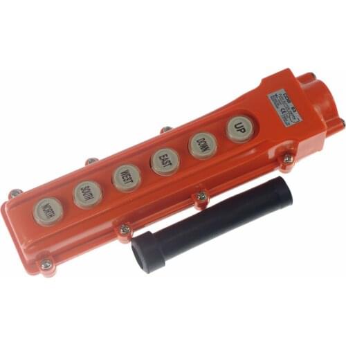 1)For Hoist And Crane Control Station Push Button Switch 6Ways COB-63 Rainproof