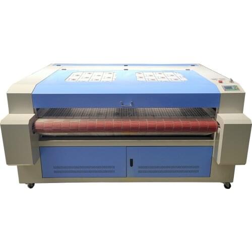 80w 100w Auto feeding laser cutting machine 1600*1000 laser engraver double head laser carving machine Ruida 6442s