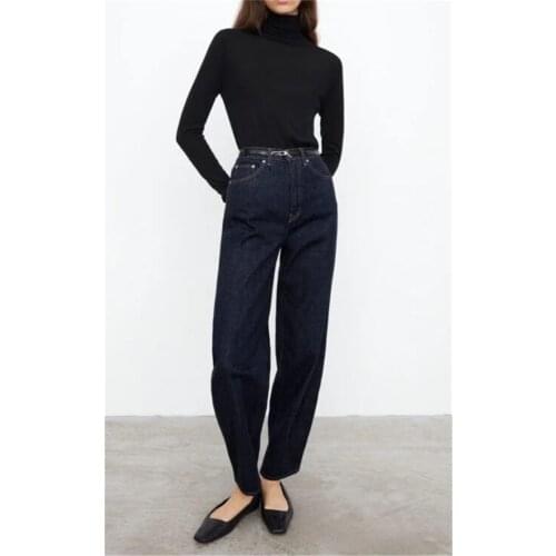 Totem* Funk* wide lantern leg pants spring season classic cotton casual jeans loose style