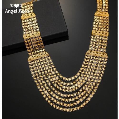 Ethiopian Necklace Muslim Islamic Turkish Women Dubai Middle East Jewelry African Wedding Gifts Allah Arab Persia Jewellery