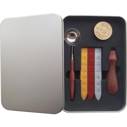 Elegant gift stock unicorn rose letter or custom wax seal stamp set