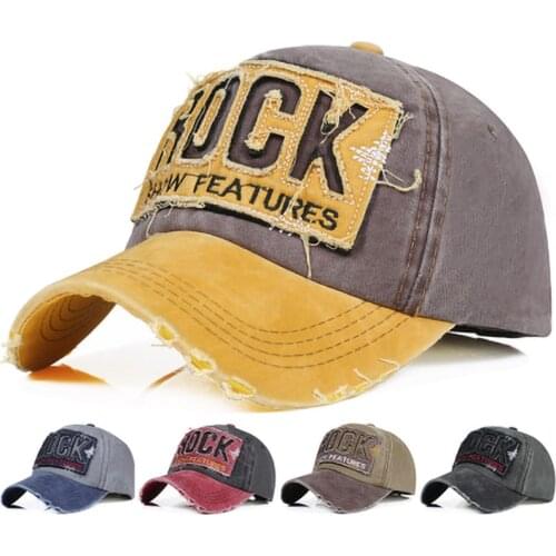 Korean Letter Baseball Cap Embroidered Frayed Cotton Sunhat Adjustable Casual Sports Hat Unisex Seasons Outdoor Travel Caps