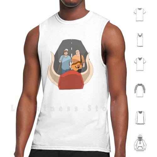 Just A Tribute tank tops vest 100% Cotton Music Rock Movies Film Band Jack Black Kyle Gass Tenacious D Comedy Devil Satan