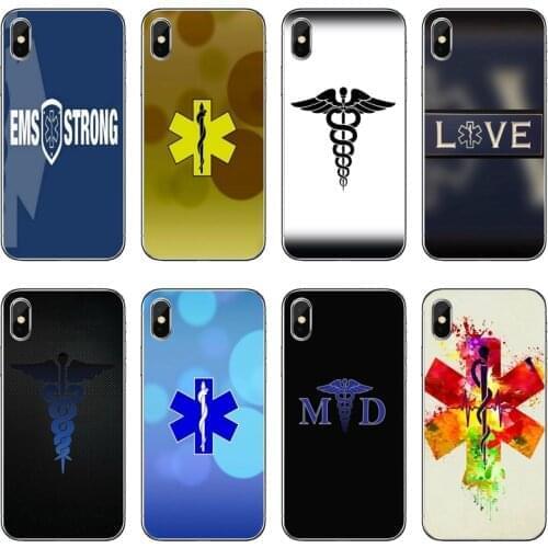 EMT EMS Medical Rescue Accessories Phone Case For Huawei P40 P30 P20 Pro P10 P9 Lite Y5 Y6 Y7 Y9 P Smart Plus 2018 2019