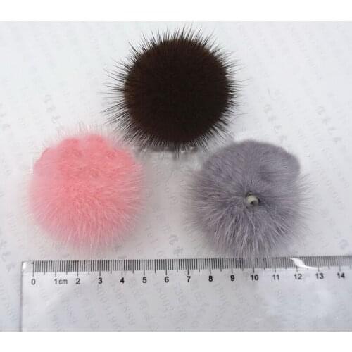 Fur Craft Pompon Ball Pom Pom Lovely 45mm Pompoms For Hairpins Hair Bows Clips Barrettes Ornament Accessories GR101