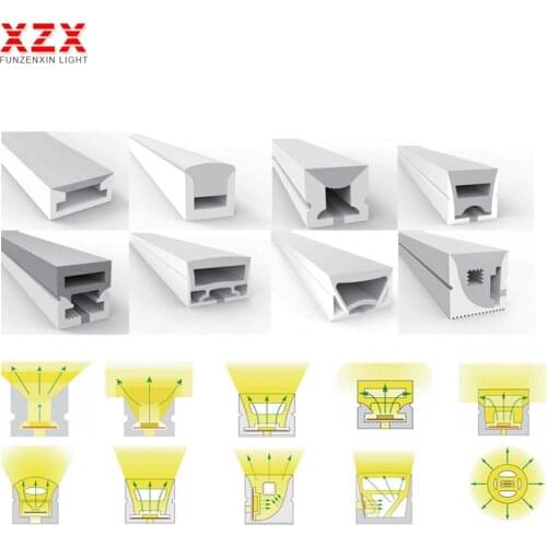 WS2812B WS2811 Led Neon Tube Silicone 1/2/3/4/5m Soft Strip Soft Tube IP67 Waterproof For Home Decoration