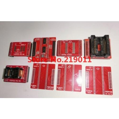 NEW original Adapters MiniPro TL866 Programmer TSOP32 TSOP40 TSOP48 SOP44 SOP56 Sockets TL866A TL866CS TL866II PLUS