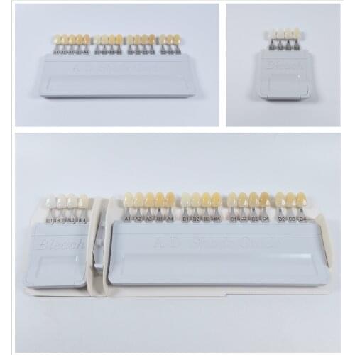 Dental Teeth A-D Shade Guide Ivoclar Vivadent Porcelain Material 20 Color Chart Teeth Bleach Board Plate Whitening VITA Based