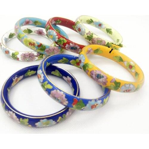 Beijing Cloisonne Craft Bracelet Gifts Rich Flower Bracelet Fashion Bracelet