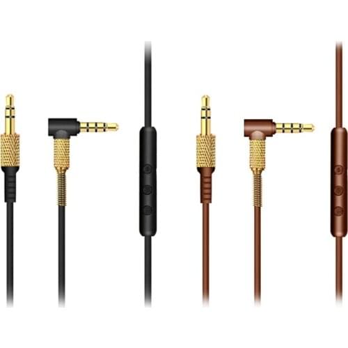 Replacement Audio Cable for Marshall Major II Monitor MID Headphones Cord with Mic & Volume Control