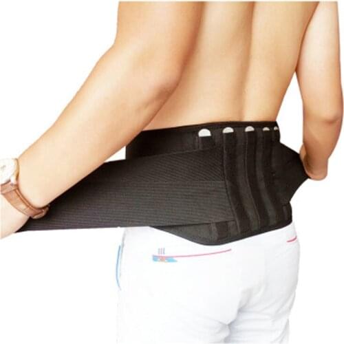 Adult Sport Accessories Waist Belt Self-heating Belt Steel Plate Lumbar Lower Waist Double Adjust Back Pain Relief Waist Support