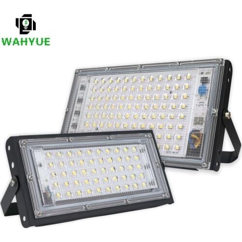 50W 100W Led Flood Light AC 220V Outdoor Floodlight Spotlight IP65 Waterproof LED Street Lamp Landscape Lighting Garden Light