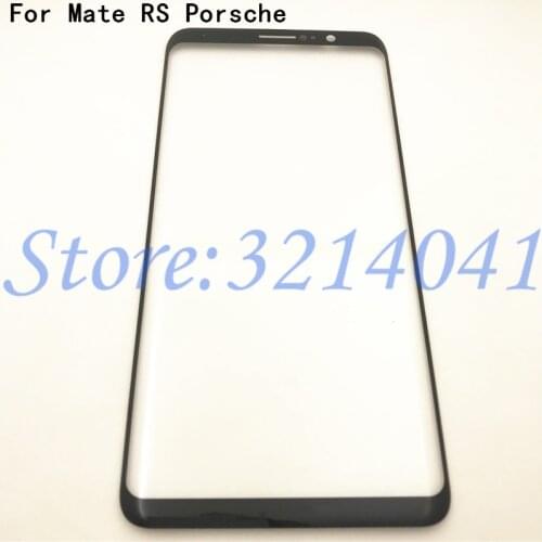 Top Quality New 6.0" For Huawei Mate RS Porsche Design Touch Screen Outer Panel Front Glass lens With Logo
