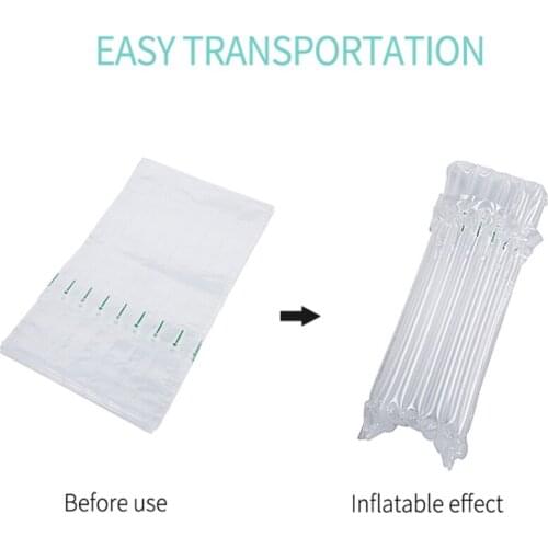 Protection Transportation Protector PE/PA 100pcs Air Bag Column Bag Packing Glass Jar Material Bubble Buffering Wrap Plastic