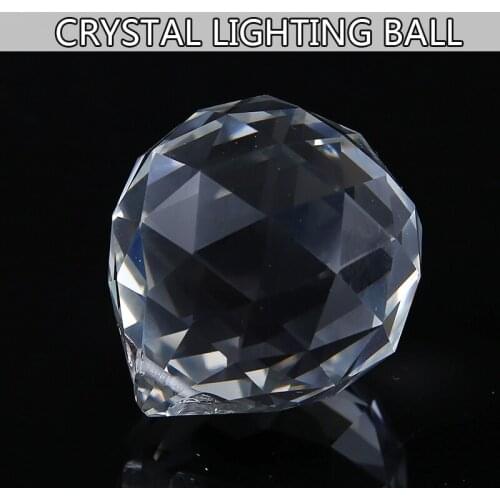 1pc Crystal Ball 50mm Feng Shui Hanging Crystal Ball Sphere Prism Rainbow Suncatcher Pendant Decoration