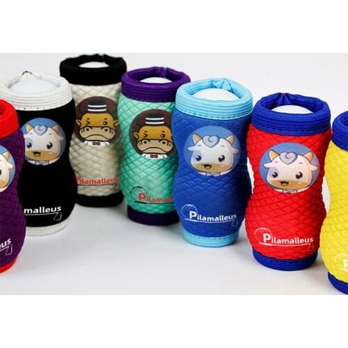 1 Pcs Small Golf Ball Bag Mini Protective Cover Portable 7 Colors Cartoon Waist Pack Hold 2 Balls Golf Accessory