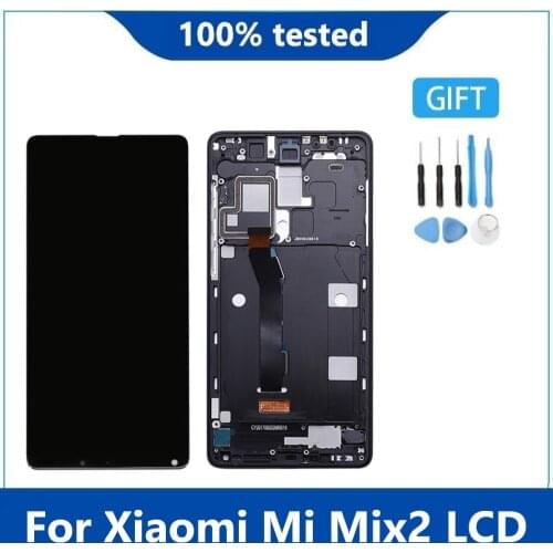 5.99"For Xiaomi Mi Mix 2 Mix2, Touch Screen Digitizer Assembly Repair and replacement for Xiaomi Mi Mix 2 with Frame Quality AAA