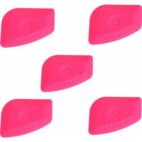 EHDIS 5pcs Pink LIL' CHIZLER Car Wrap Vinyl Squeegee Film Wrapping Scraper Window Tint Tool Wallpaper Car Sticker Install Tool