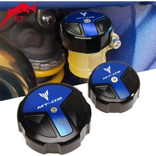 CNC Aluminum Rear & Front Brake Fluid Reservoir Cap Cylinder cover For Yamaha MT09 MT-09 SP 2021-2022 Motorcycle Accessories