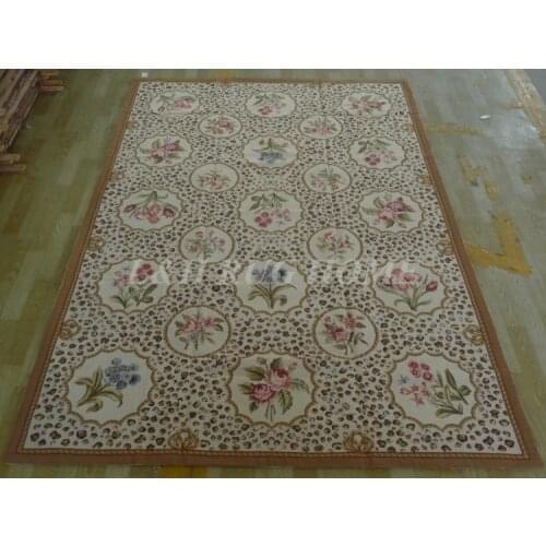 Free Shipping 6'x9' Handmade Rug New Zealand Woolen needlepoint carpet, hand stitched rug for home decoration