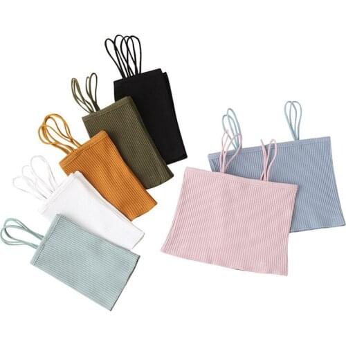 Childrens Girls Small Vest Short Bra Development Primary School Sling Cotton Tube Top Underwear Summer Childre 35