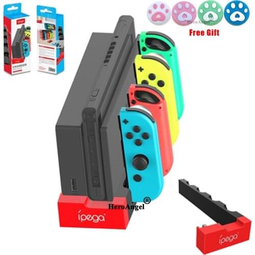 For Switch JoyCons Controller Charger Dock Stand Station Holder for Nintendo Switch NS JoyCons Game Support Dock for Charging