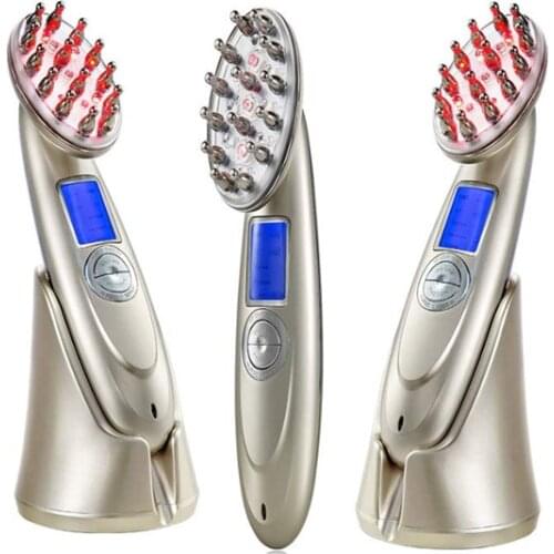 Hair Regrowth Comb Anti Hair Loss Head Care Treatment Massager Brush USB Electric Growth Comb Promoting Scalp Health Head Massag