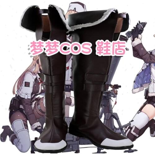Game Girls Frontline 2B14 Podnos COS Cosplay Costume Halloween Carnival Party Accessories Shoes boots Custom Made